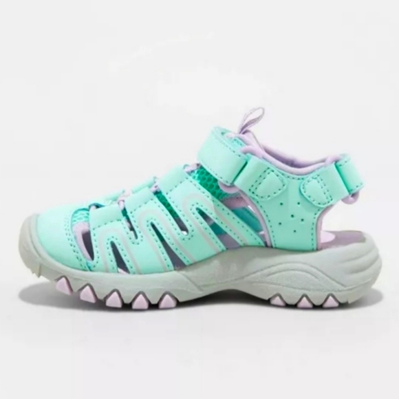 Toddler Afton Aqua Hiking sz 10 Sandals Cat & Jack - Picture 4 of 5